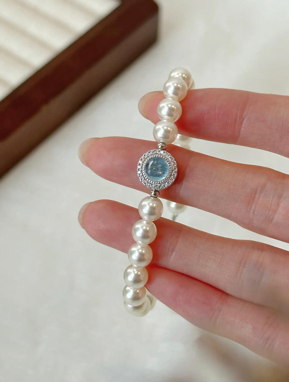 BRACELET AMBIANCE D'ÉTÉ BLEU
