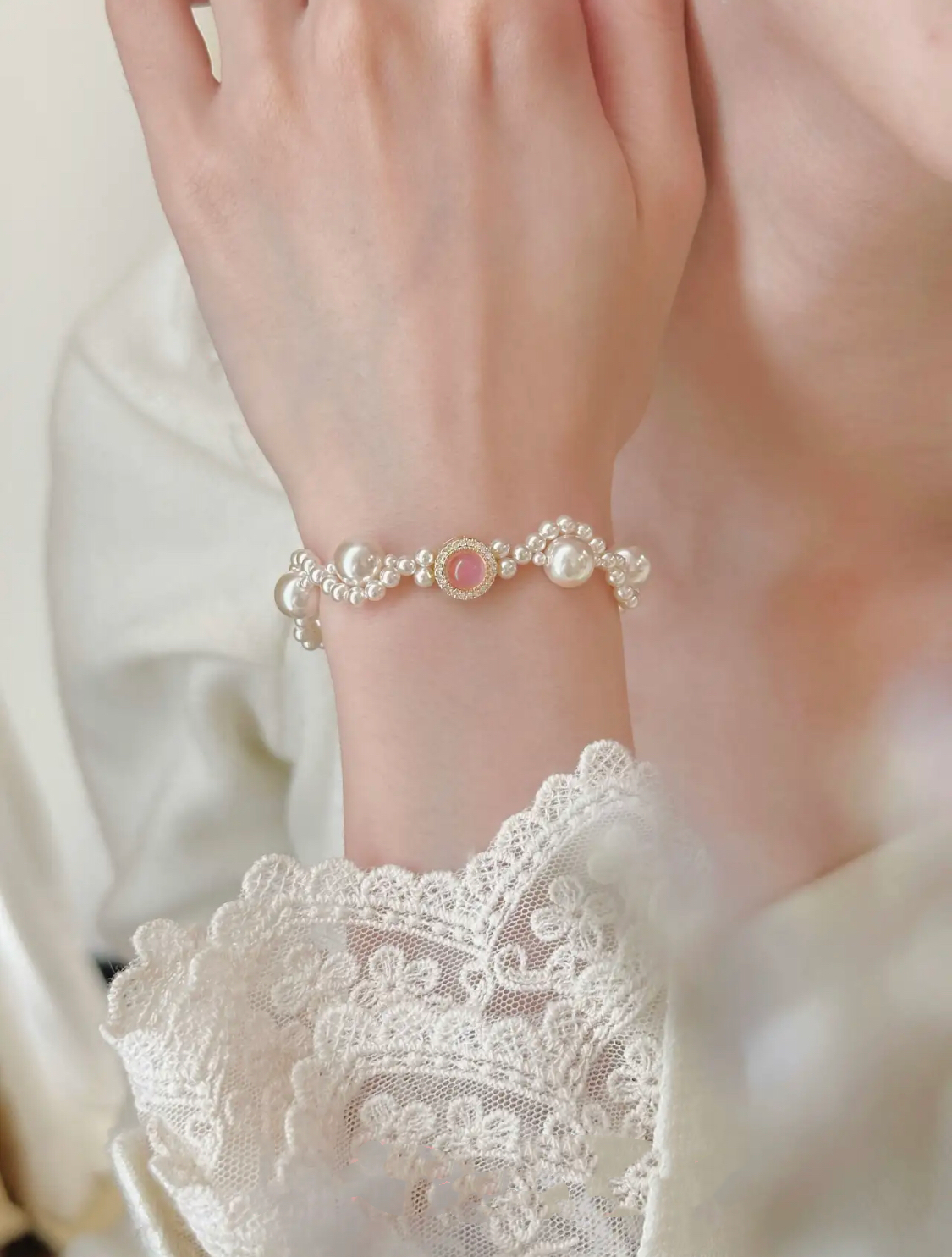 PINK WAVE BRACELET