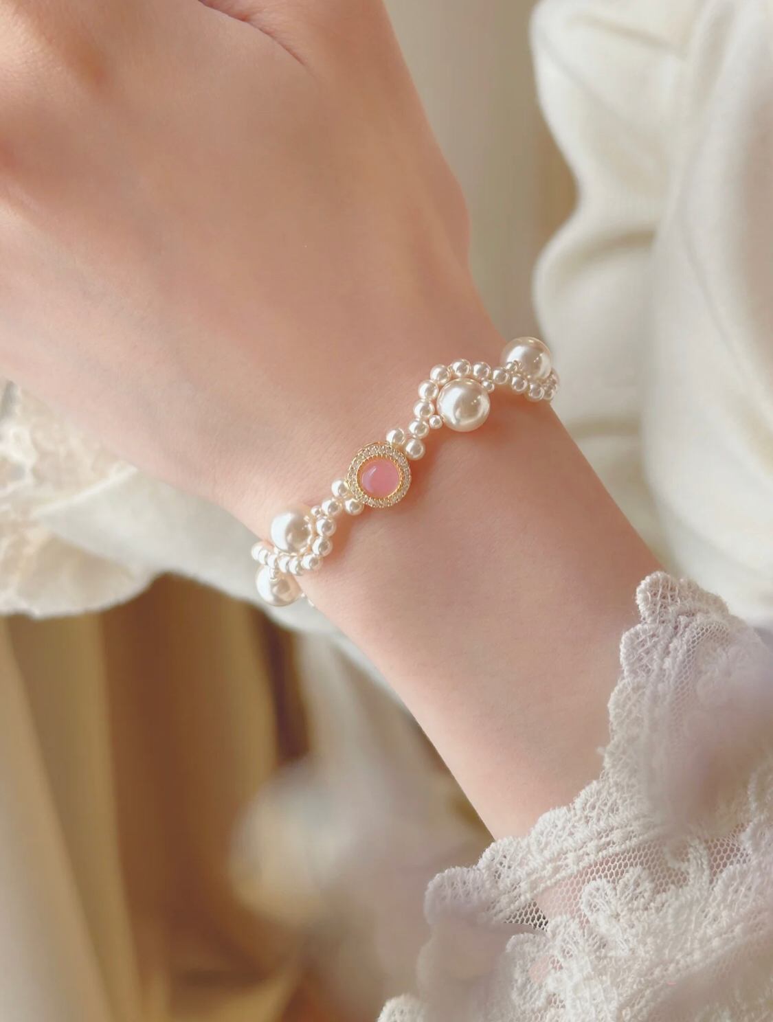 PINK WAVE BRACELET