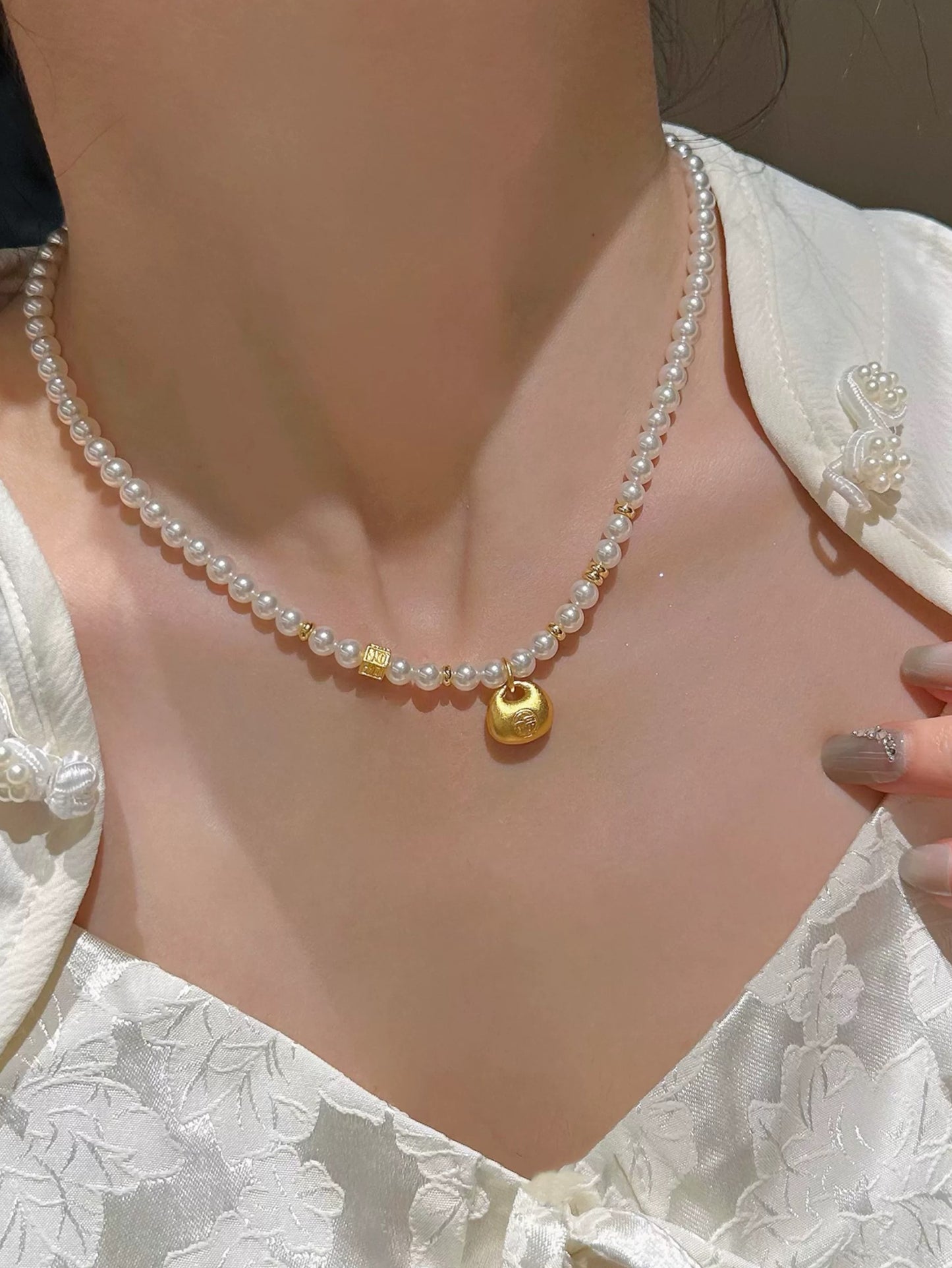 COLLIER OASIS PERLÉ