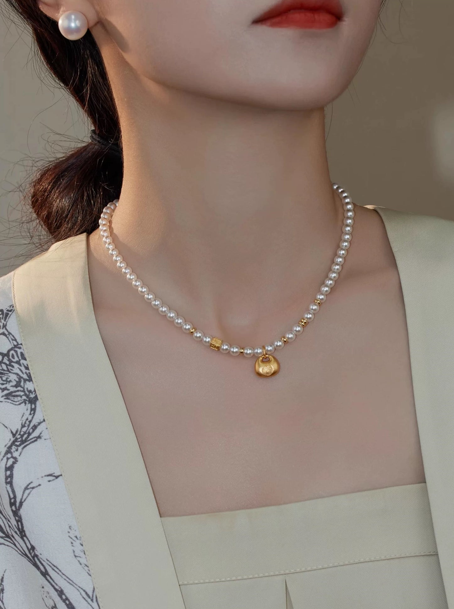 COLLIER OASIS PERLÉ