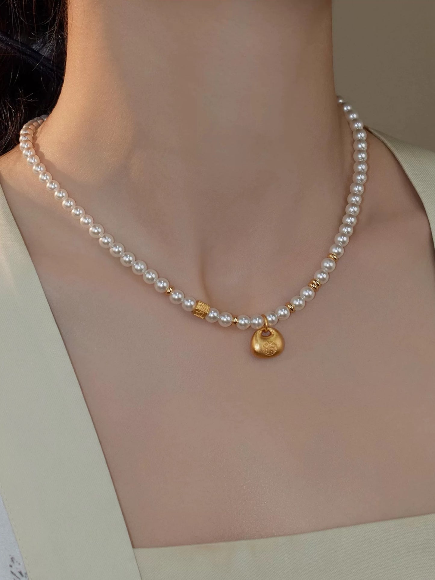 COLLIER OASIS PERLÉ