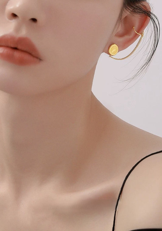 Boucles d'oreilles en plumes enchantées