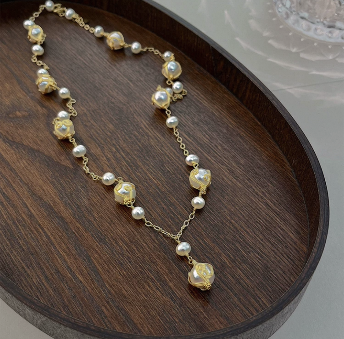 Pearl Silhouette Necklace