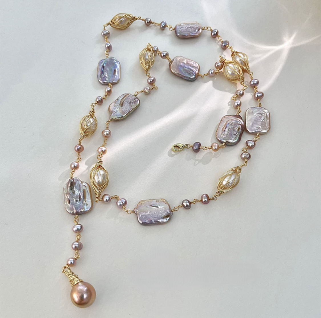 Aurora Pearl Necklace