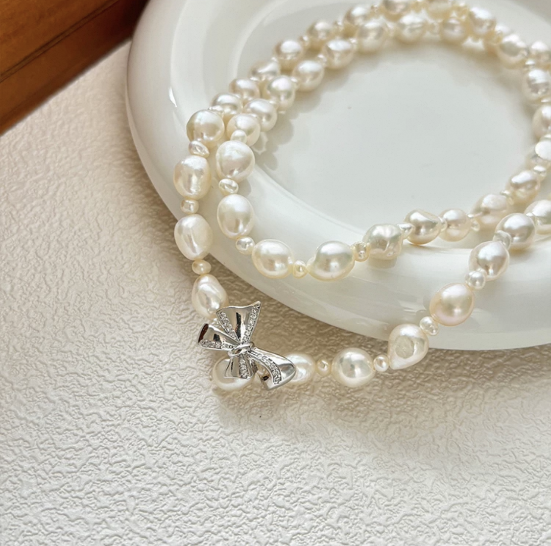 Pearl Solitude Necklace