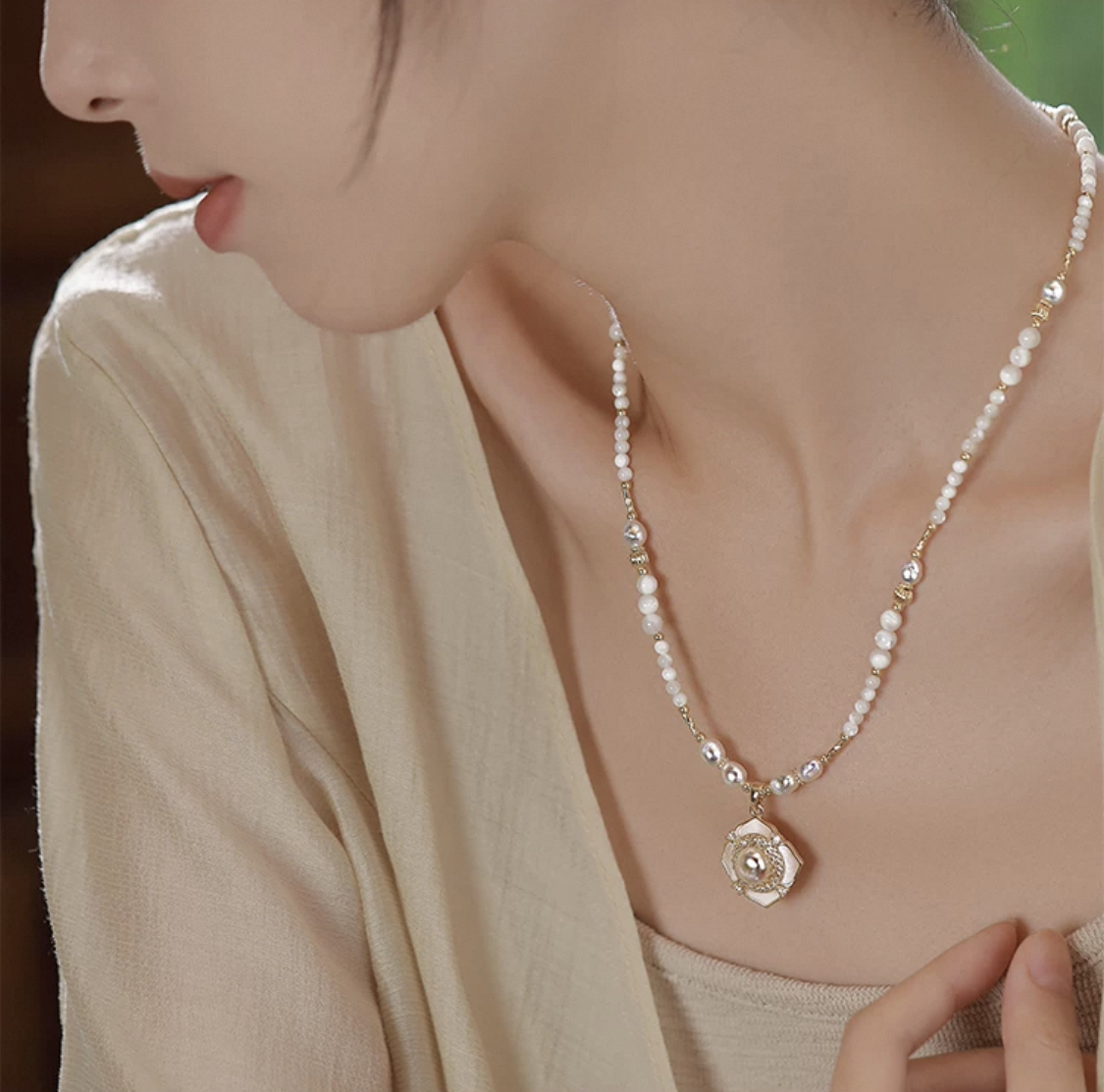 Violet Grace Necklace