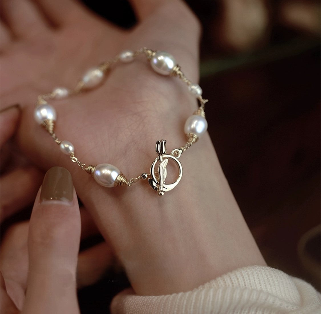 Bracelet d'étreinte de perles magiques