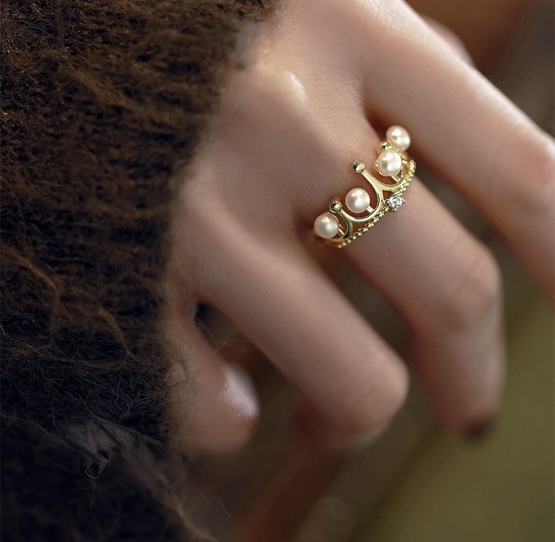 BAGUE DE PERLES ÉBLOUISSANTES