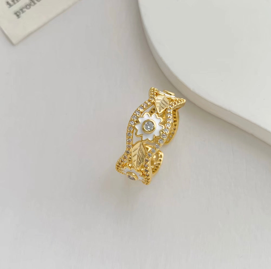 GoldenHalo Ring
