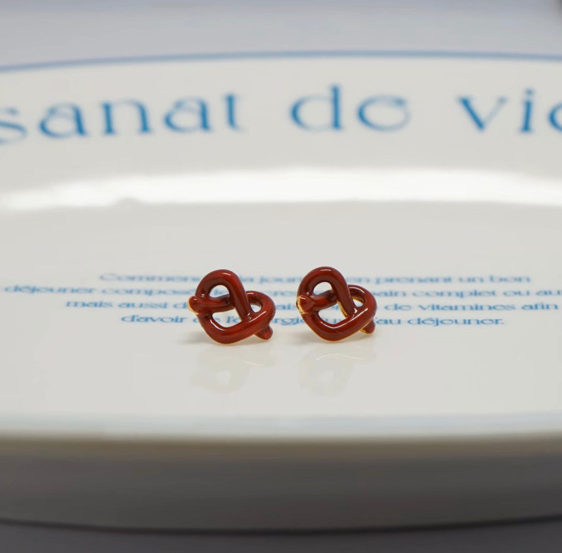Boucles d'oreilles baguette chic
