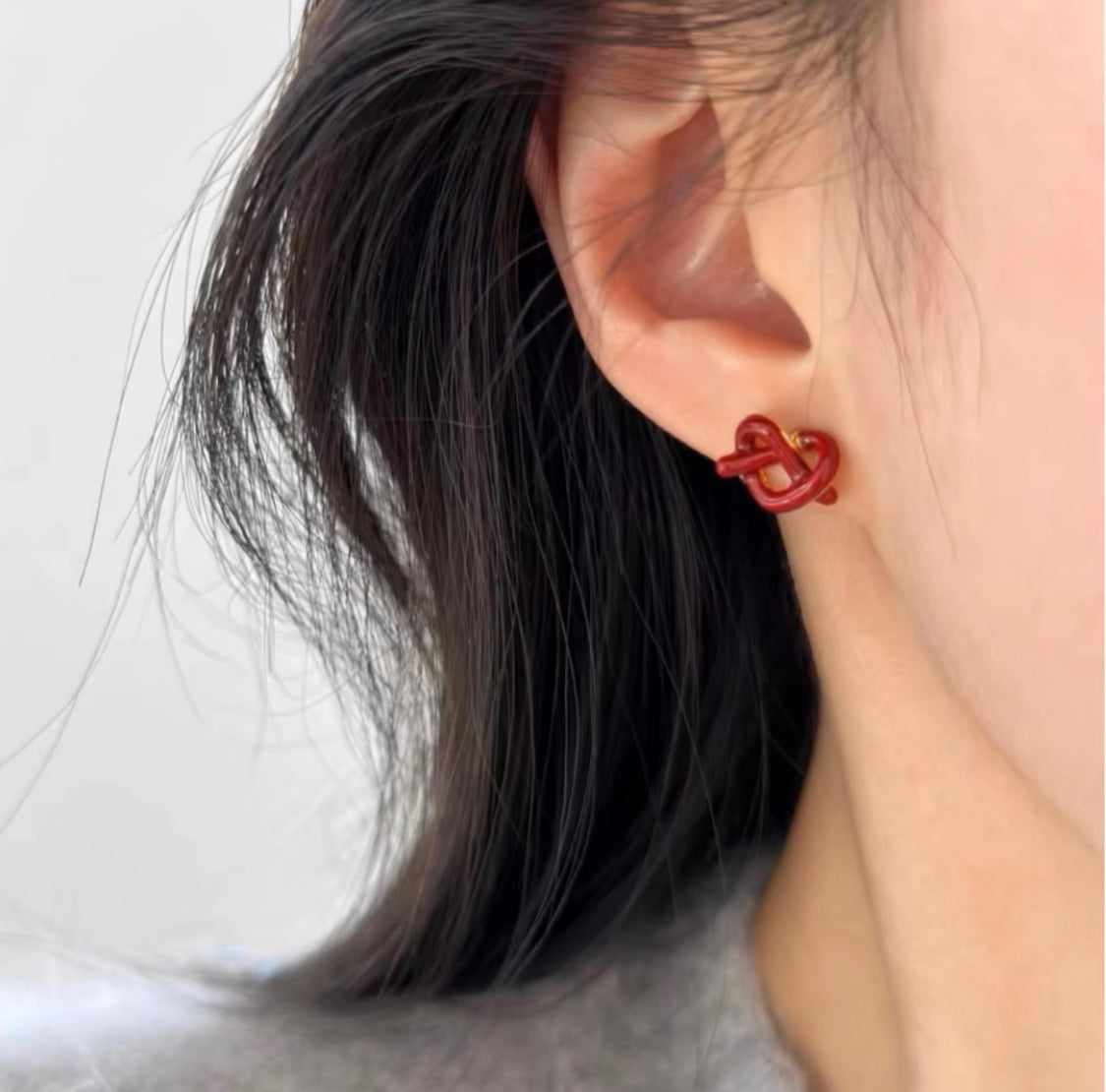 Boucles d'oreilles baguette chic