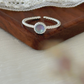 BLUE AND SILVER RING