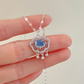 SILVER LOCK NECKLACE