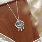 SILVER LOCK NECKLACE