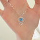 SILVER LOCK NECKLACE