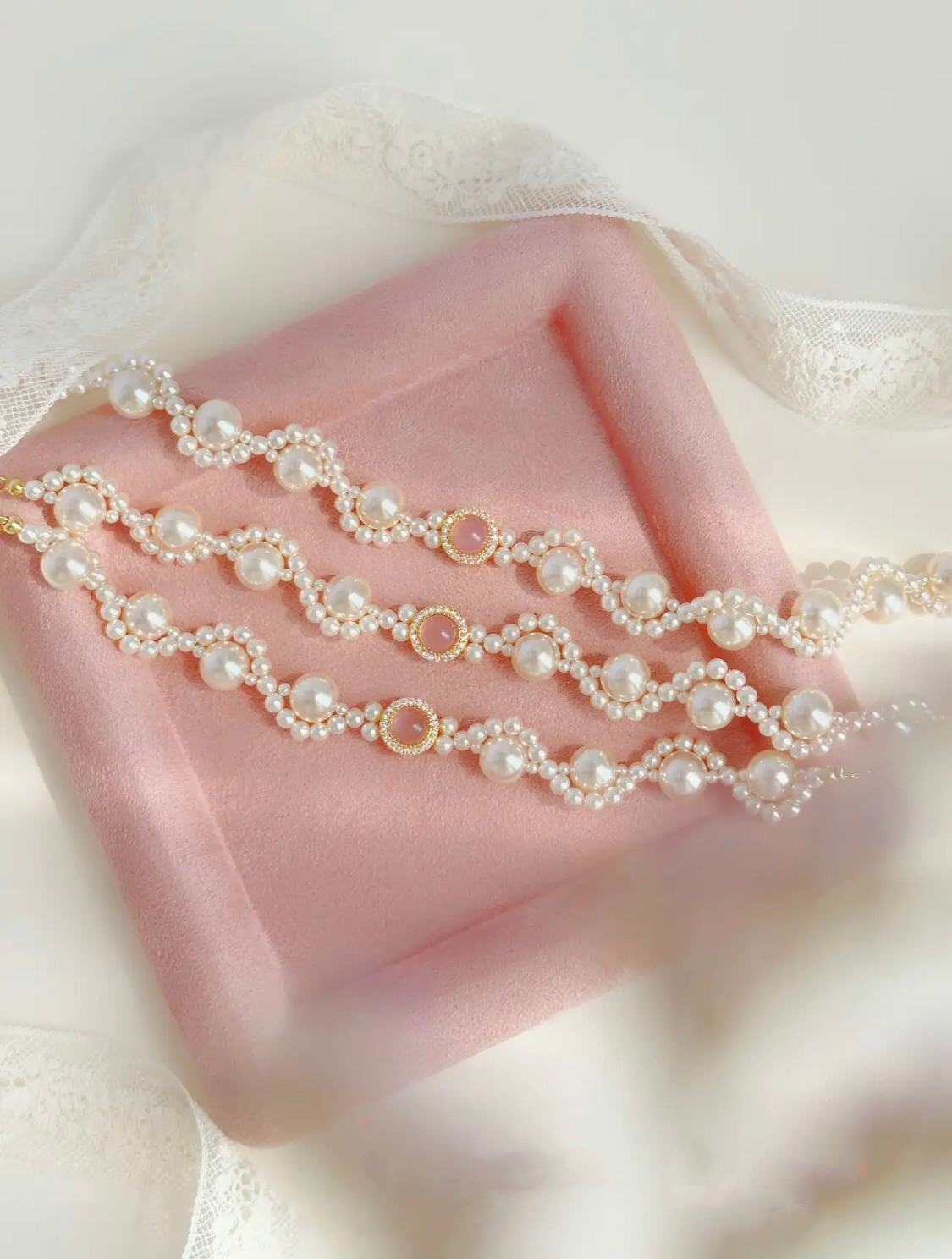 PINK WAVE BRACELET