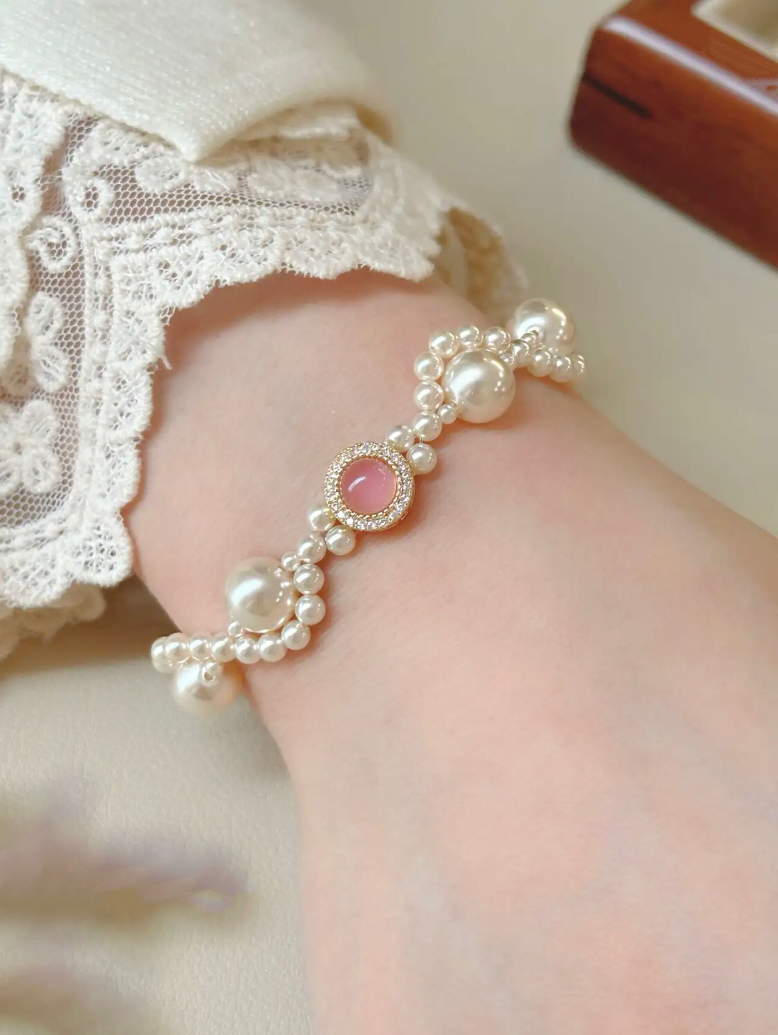 PINK WAVE BRACELET