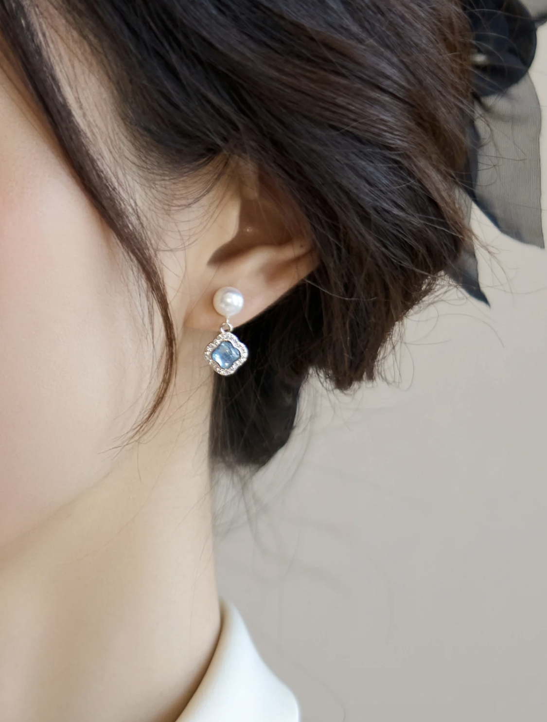 BOUCLES D'OREILLES DE LA MER PROFONDE