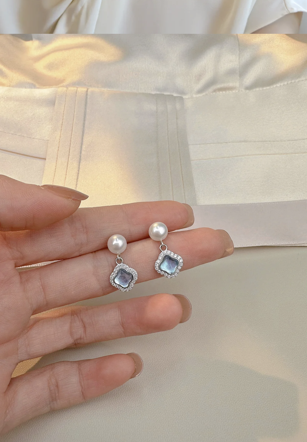 BOUCLES D'OREILLES DE LA MER PROFONDE