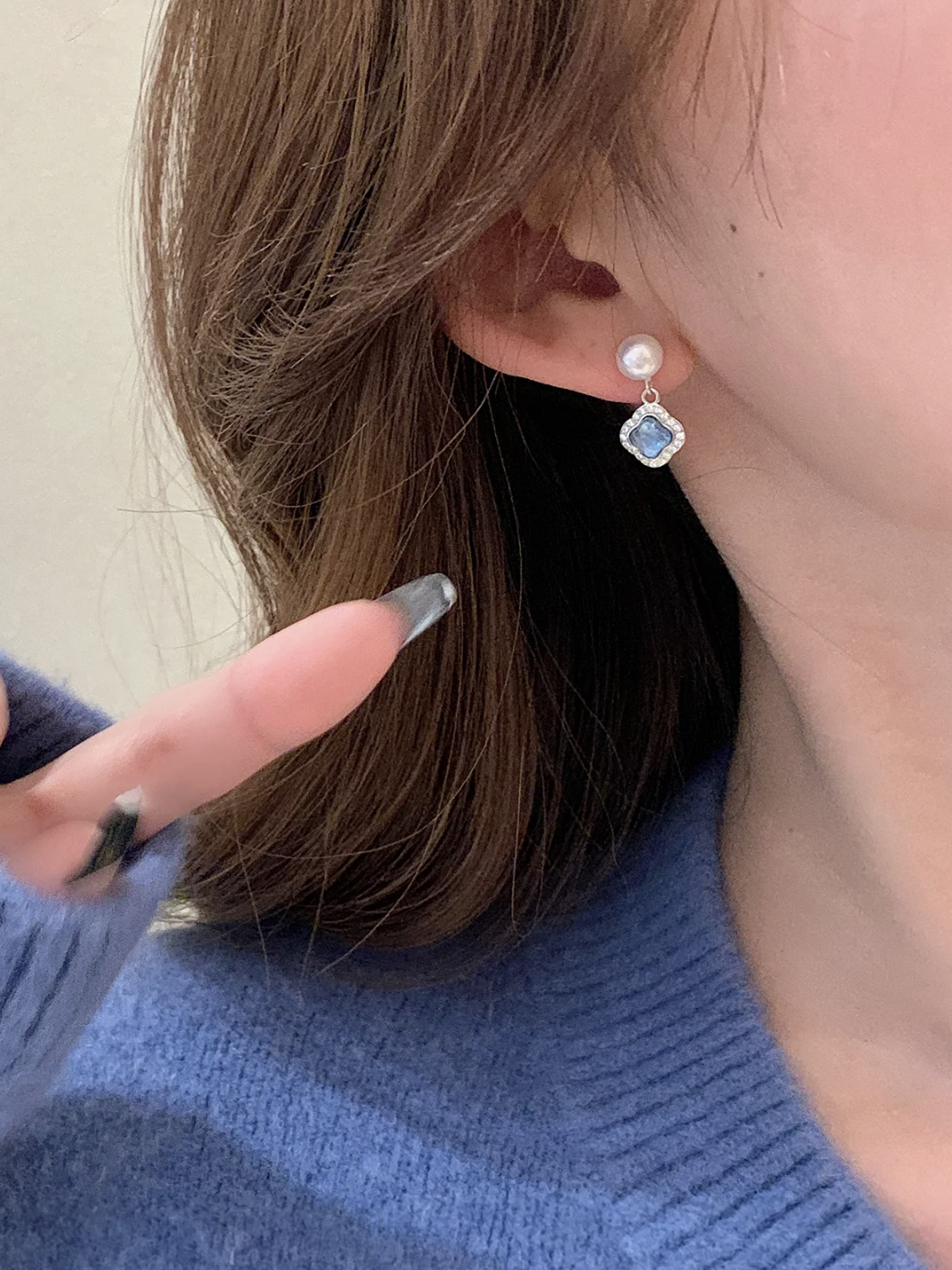 BOUCLES D'OREILLES DE LA MER PROFONDE