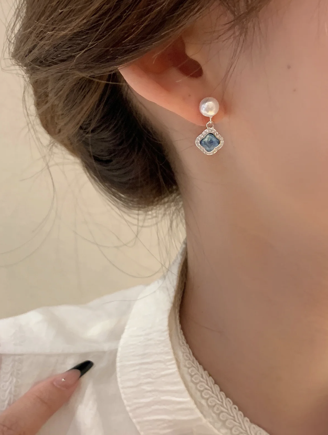 BOUCLES D'OREILLES DE LA MER PROFONDE