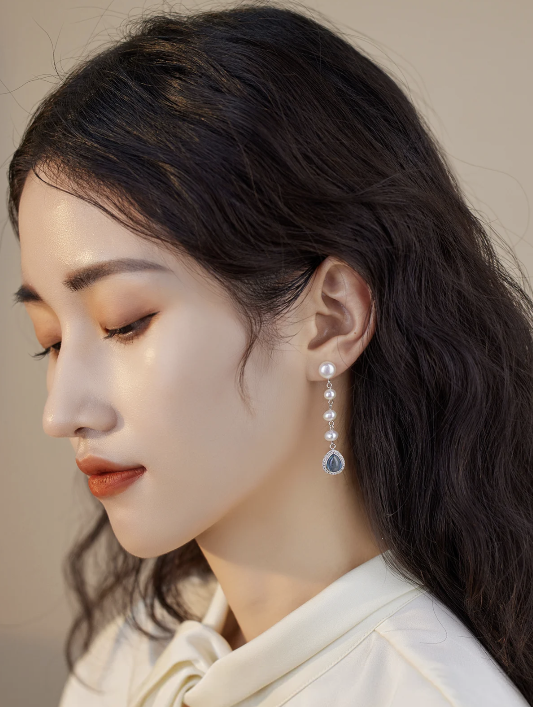 BOUCLES D'OREILLES ORBES LUSTRÉES