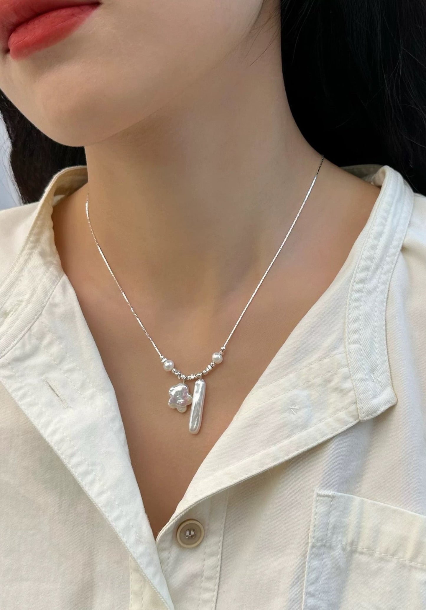 COLLIER DE GIVRE ENCHANTÉ