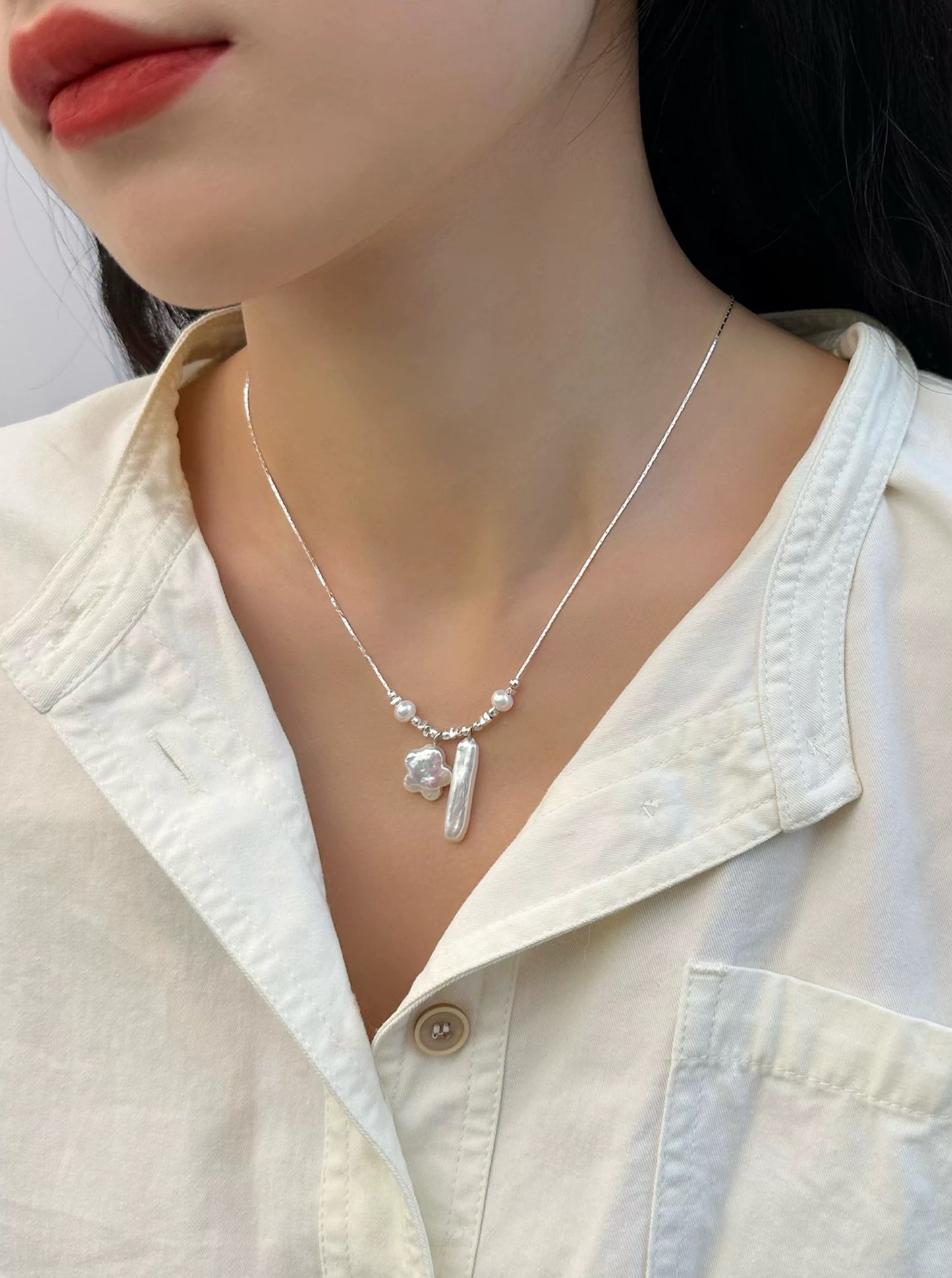 COLLIER DE GIVRE ENCHANTÉ