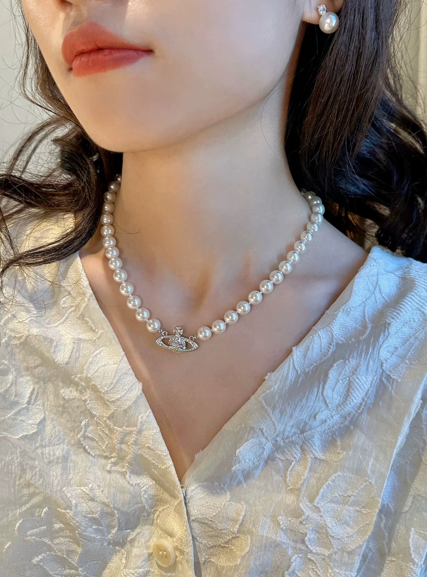 COLLIER BRUME ARGENTÉE