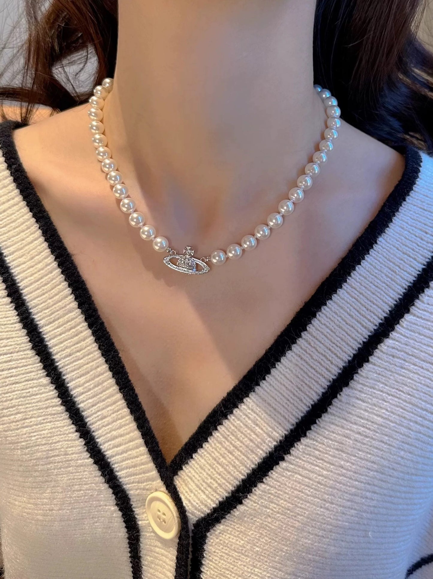 COLLIER BRUME ARGENTÉE