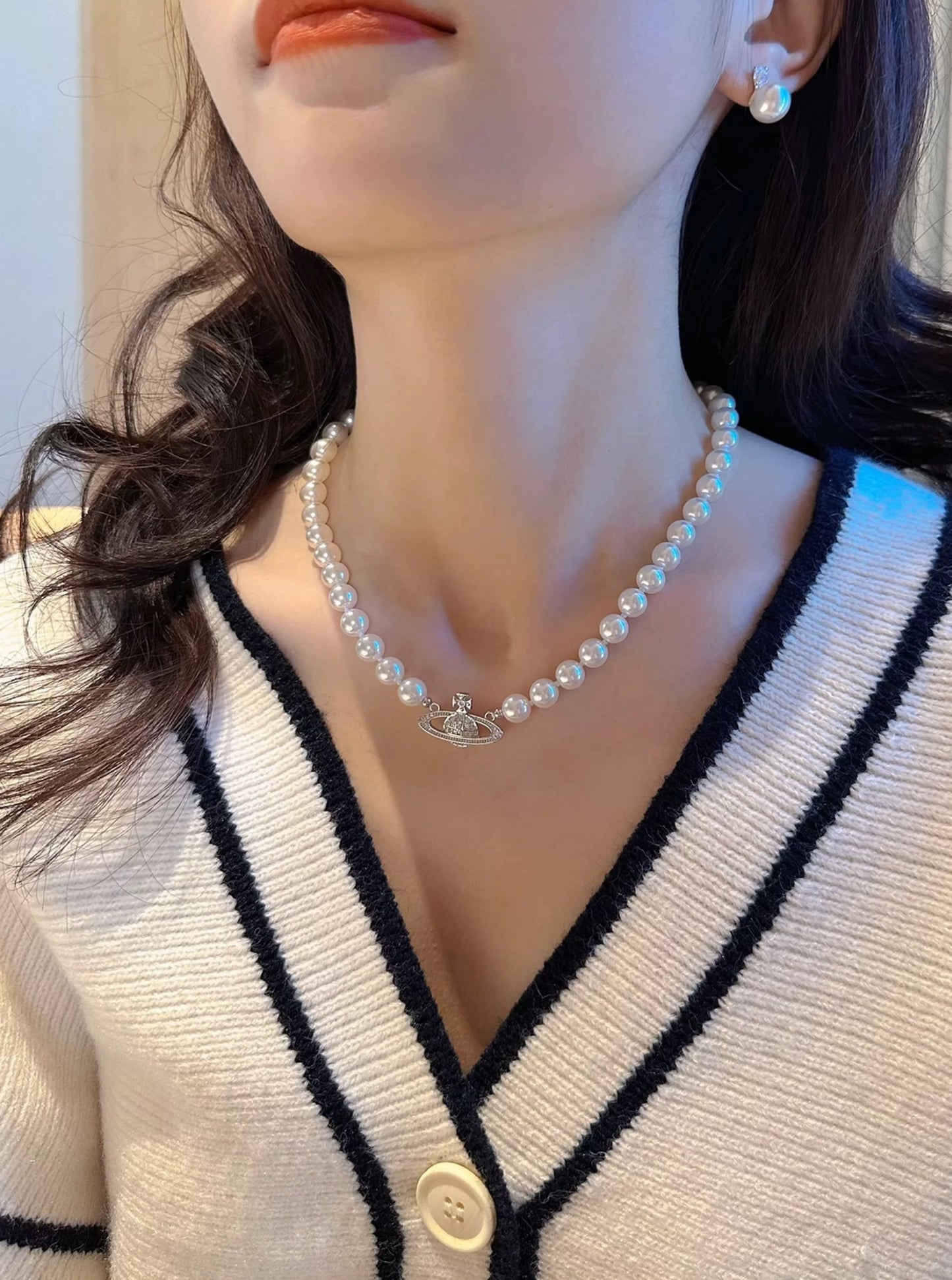 COLLIER BRUME ARGENTÉE