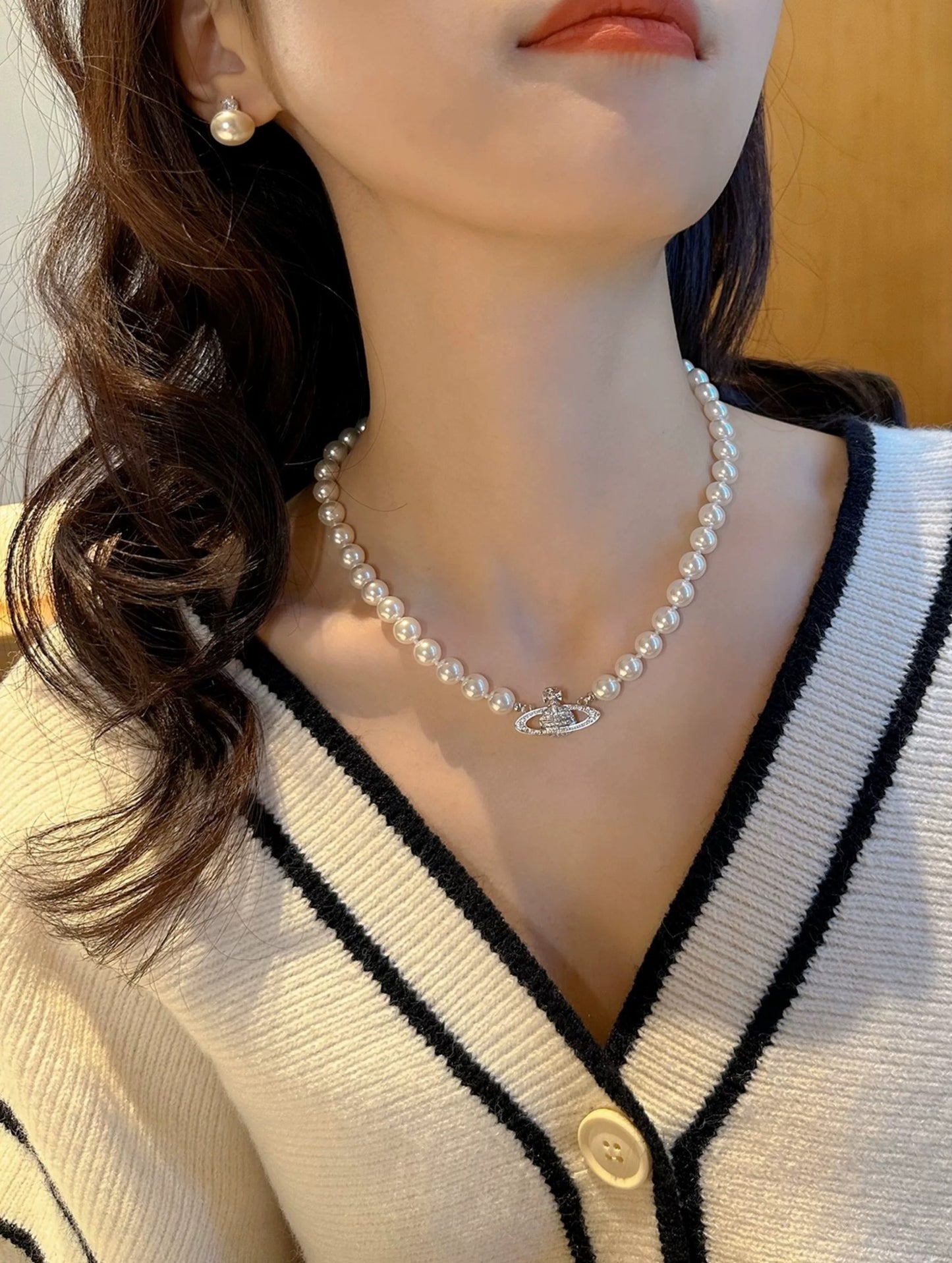 COLLIER BRUME ARGENTÉE