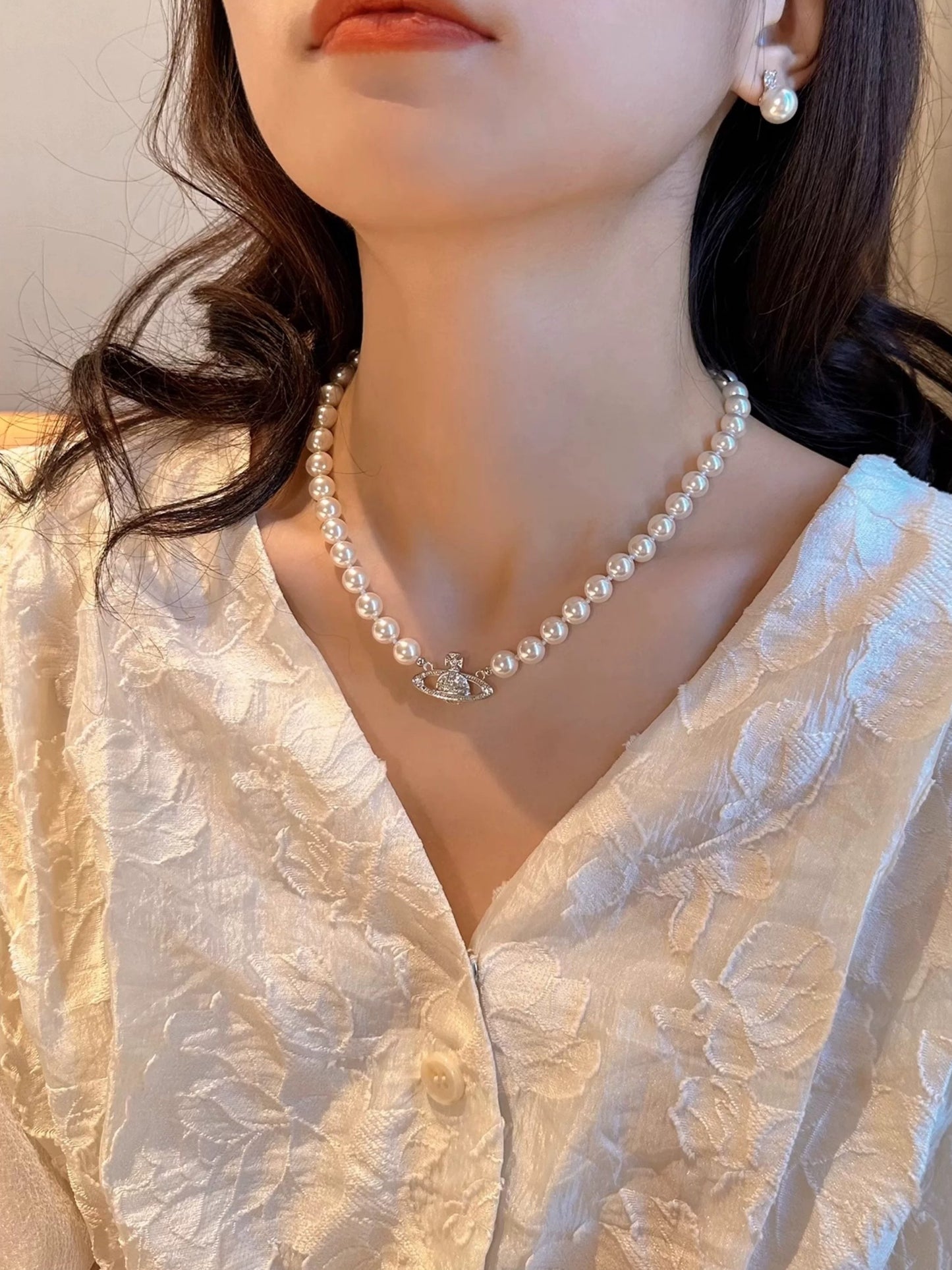 COLLIER BRUME ARGENTÉE