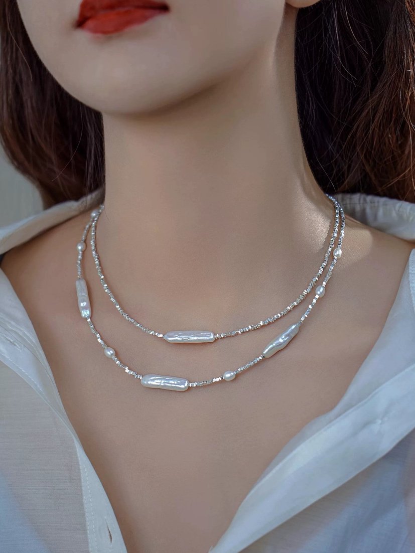 COLLIER D'EAU DOUCE VIOLET