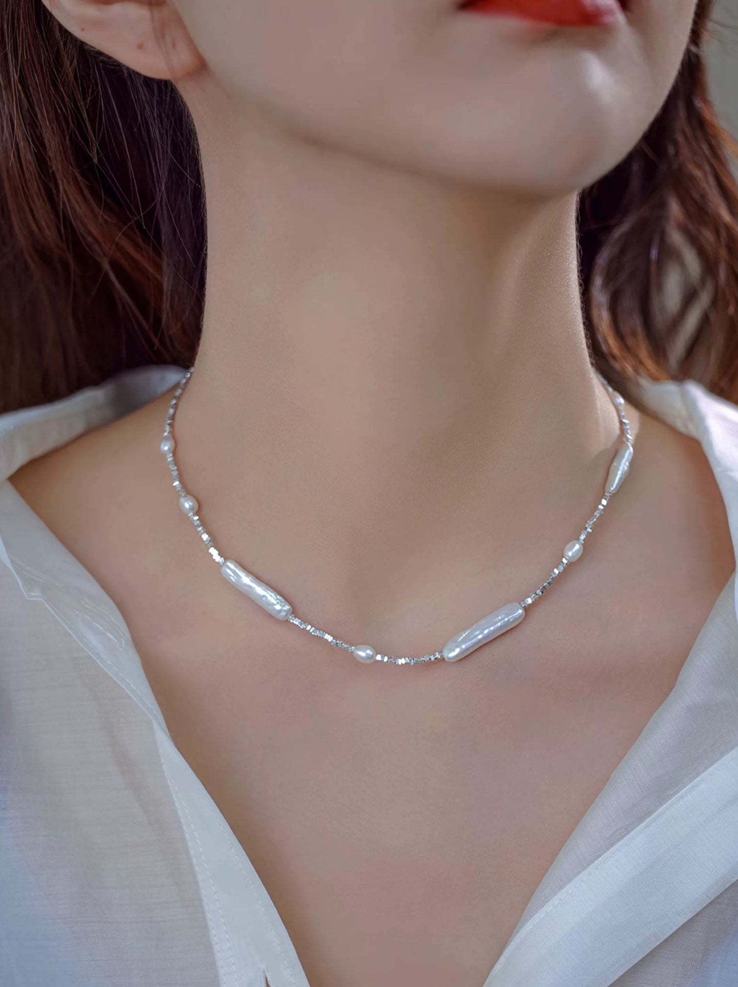 COLLIER D'EAU DOUCE VIOLET