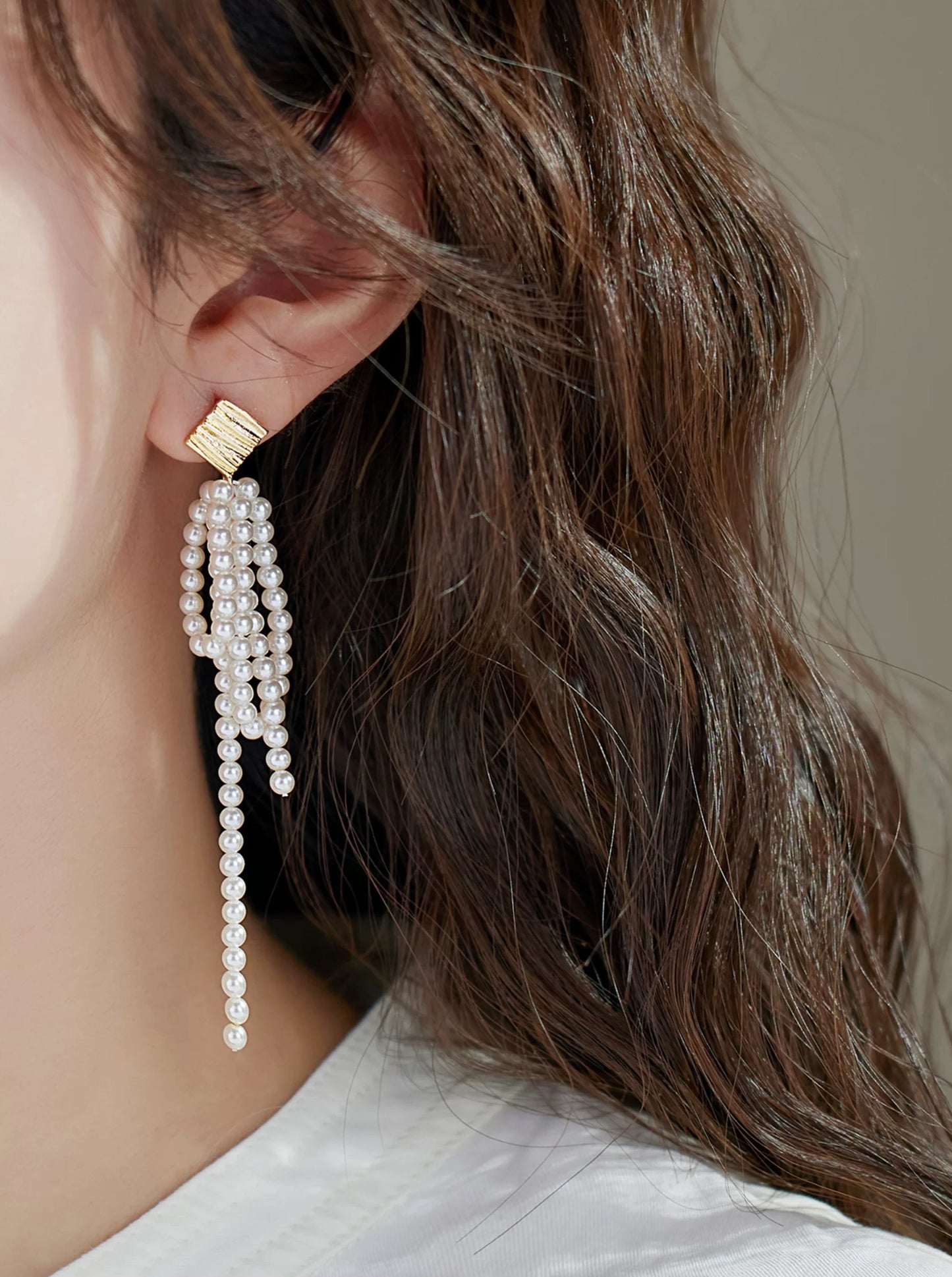 BOUCLES D'OREILLES EN PERLES ECHOING