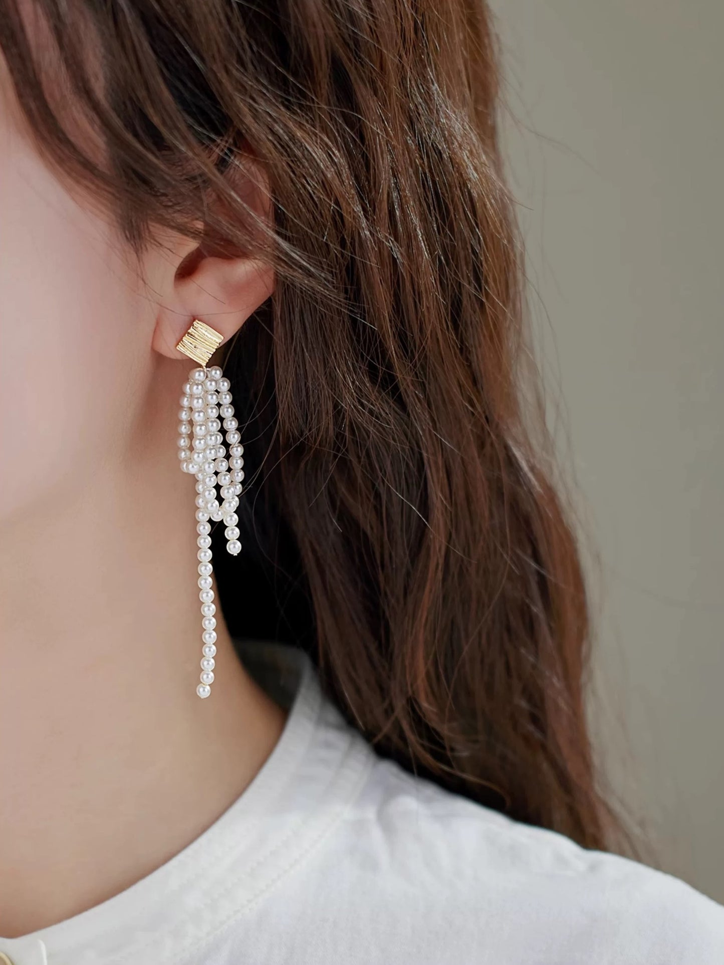 BOUCLES D'OREILLES EN PERLES ECHOING