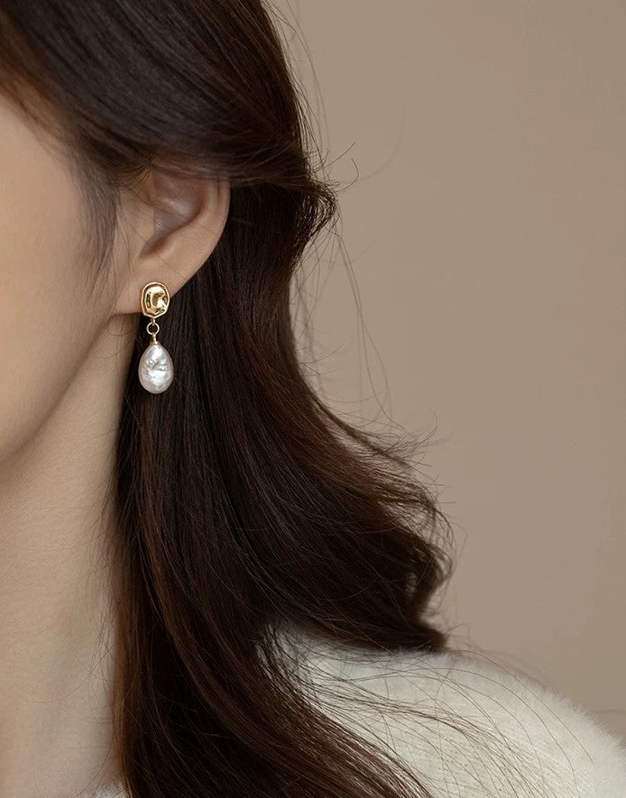 BOUCLES D'OREILLES FINES D'EAU DOUCE