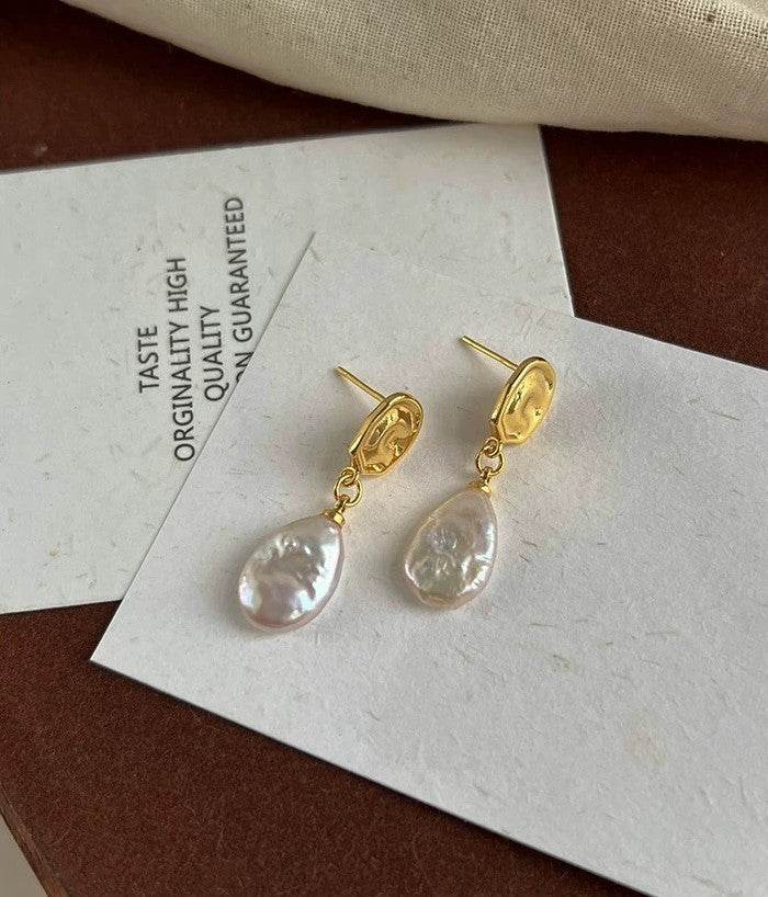 BOUCLES D'OREILLES FINES D'EAU DOUCE
