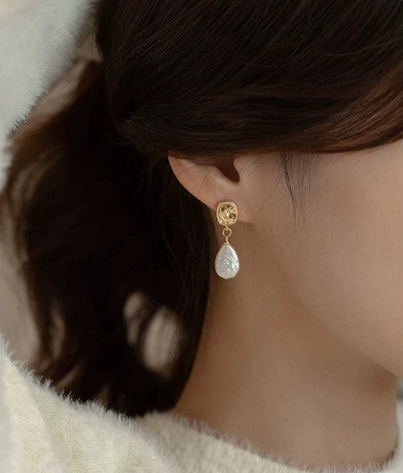 BOUCLES D'OREILLES FINES D'EAU DOUCE