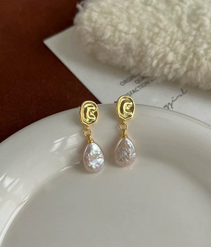 BOUCLES D'OREILLES FINES D'EAU DOUCE