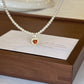 CORAL KISS NECKLACE