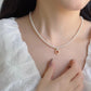 CORAL KISS NECKLACE