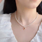 CORAL KISS NECKLACE