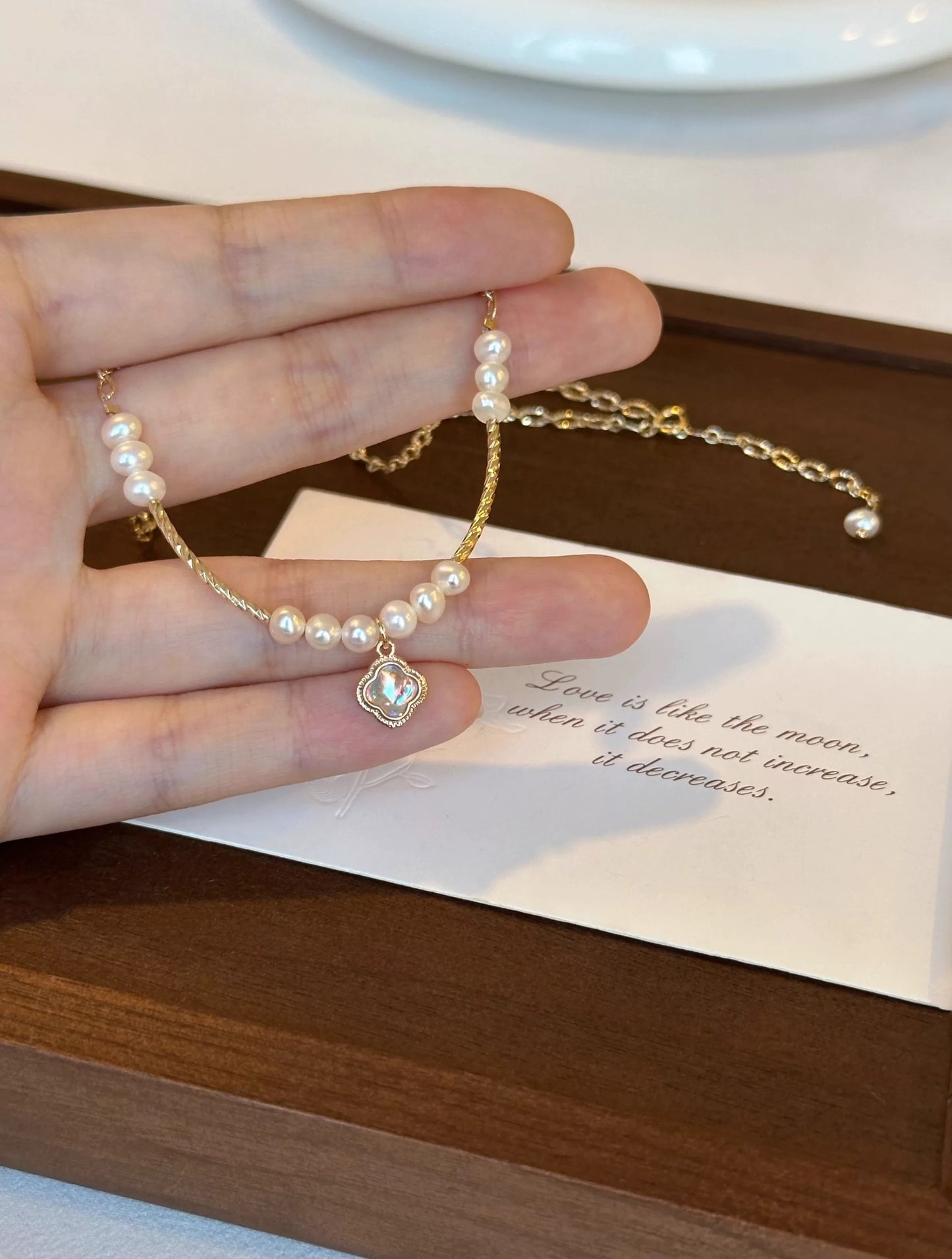 Collier Reflet Nuageux