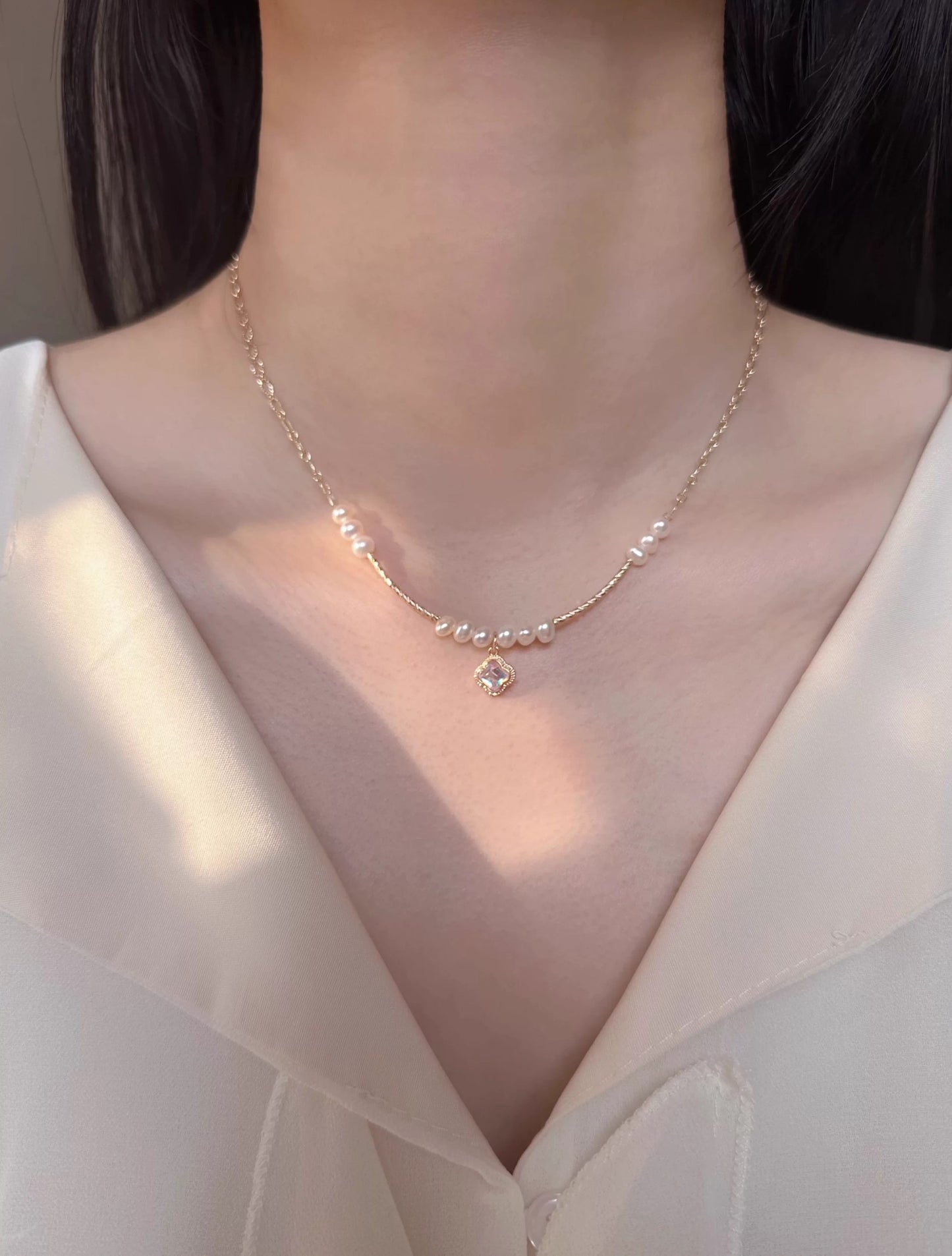 Collier Reflet Nuageux