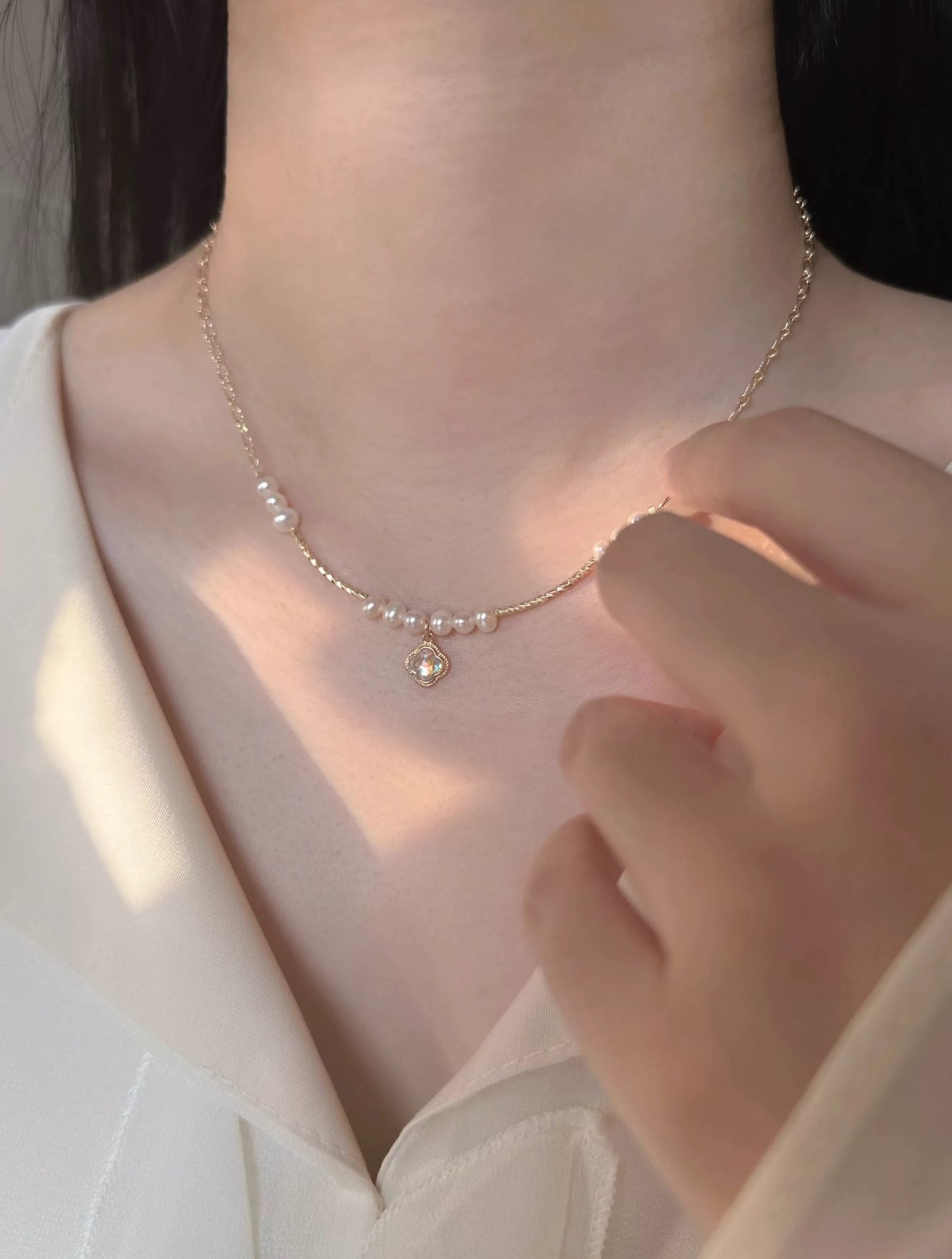 Collier Reflet Nuageux