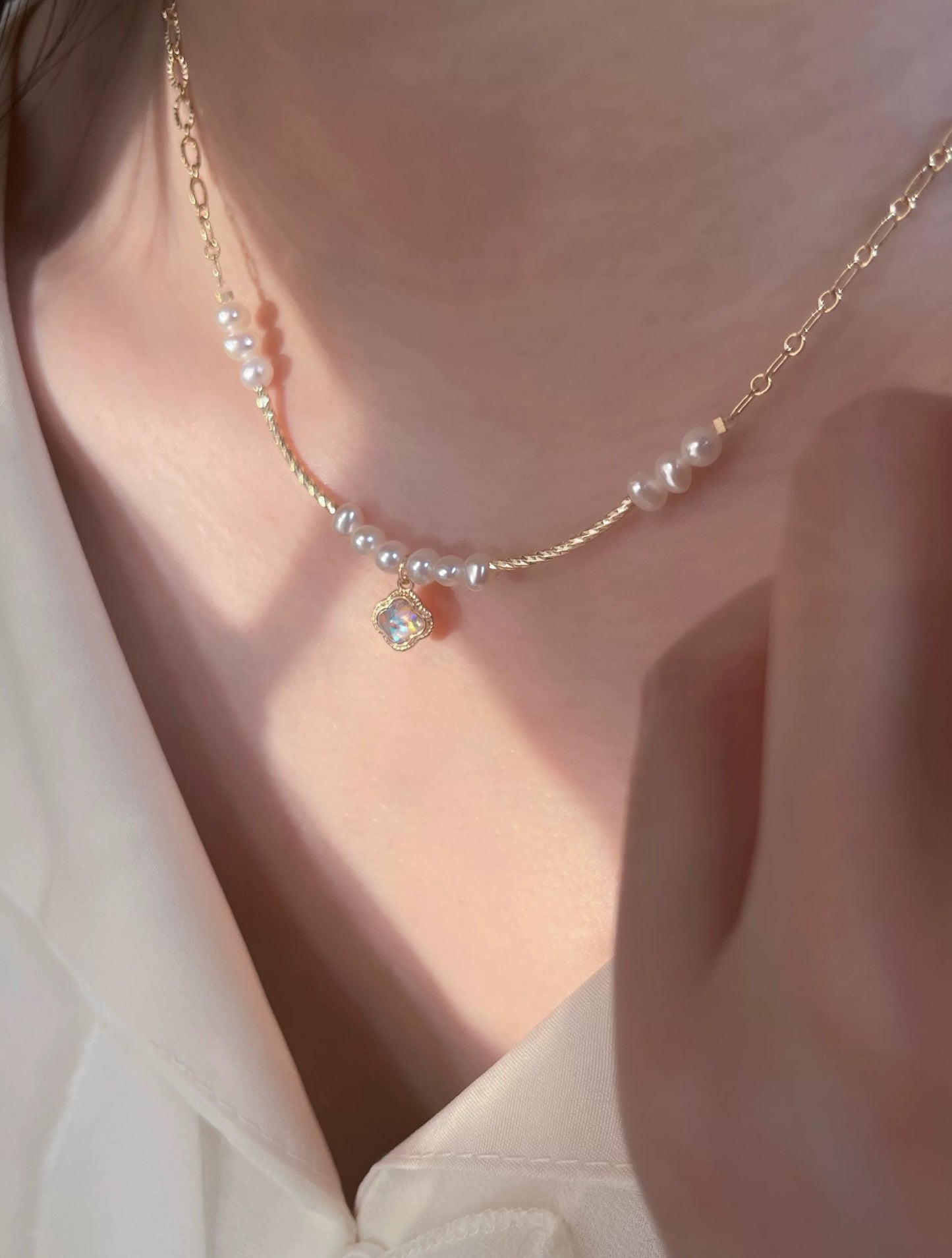 Collier Reflet Nuageux