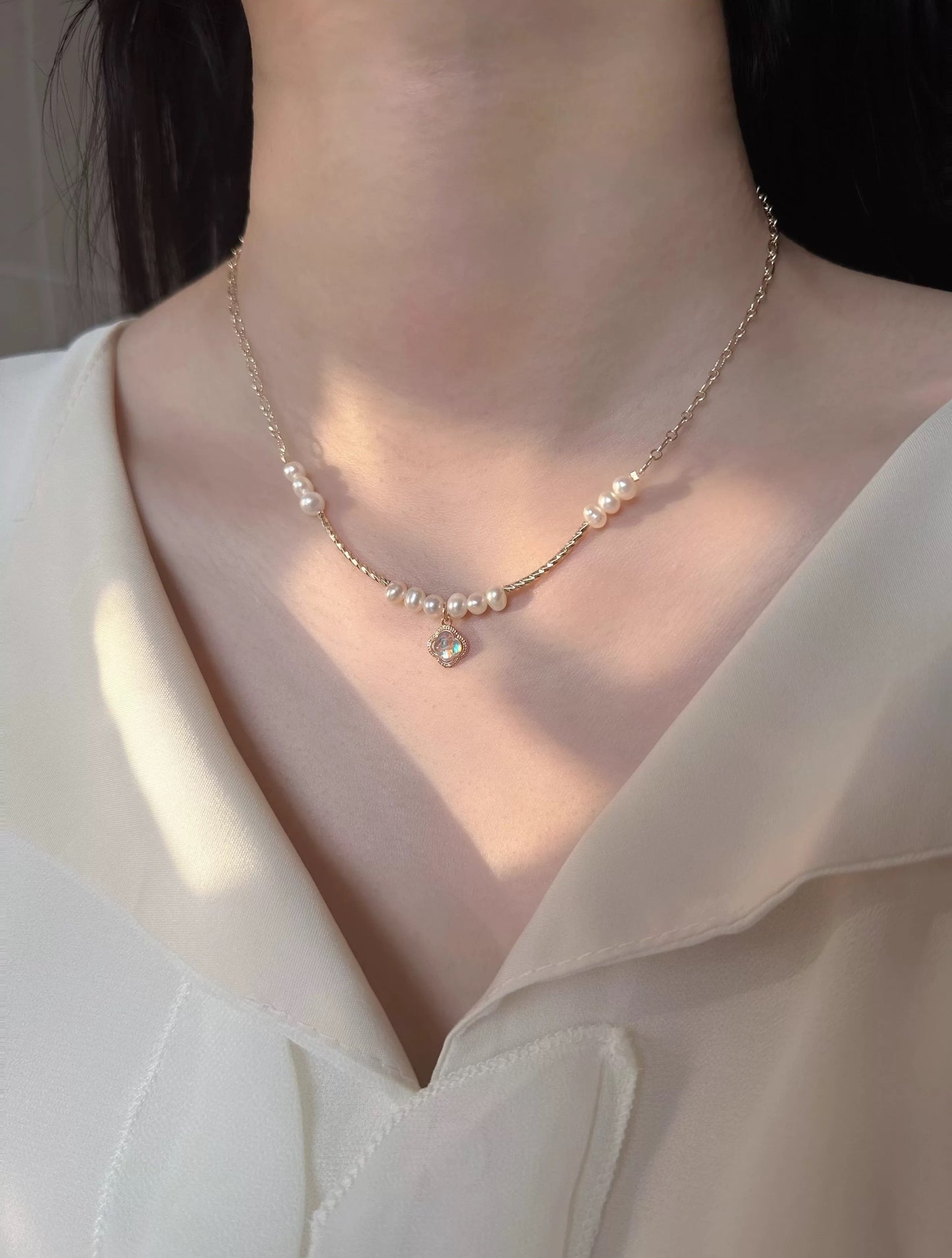 Collier Reflet Nuageux